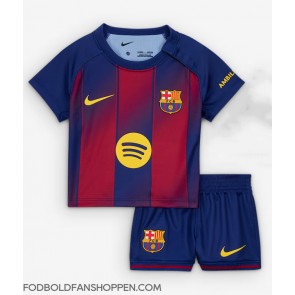 Barcelona Robert Lewandowski #9 Hjemmebanetrøje Børn 2025-26 Kortærmet (+ Korte bukser)
